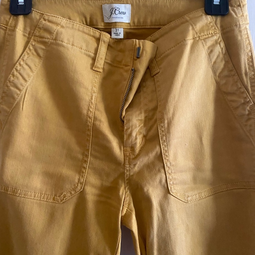 J Crew Skinny stretch cargo pant with zippers - Picture 3 of 10